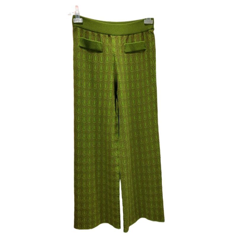 Pantalón RIVOLI verde estampado Pisonero