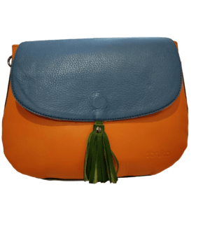 Bolso de piel Lola Soruka - tapa reversible