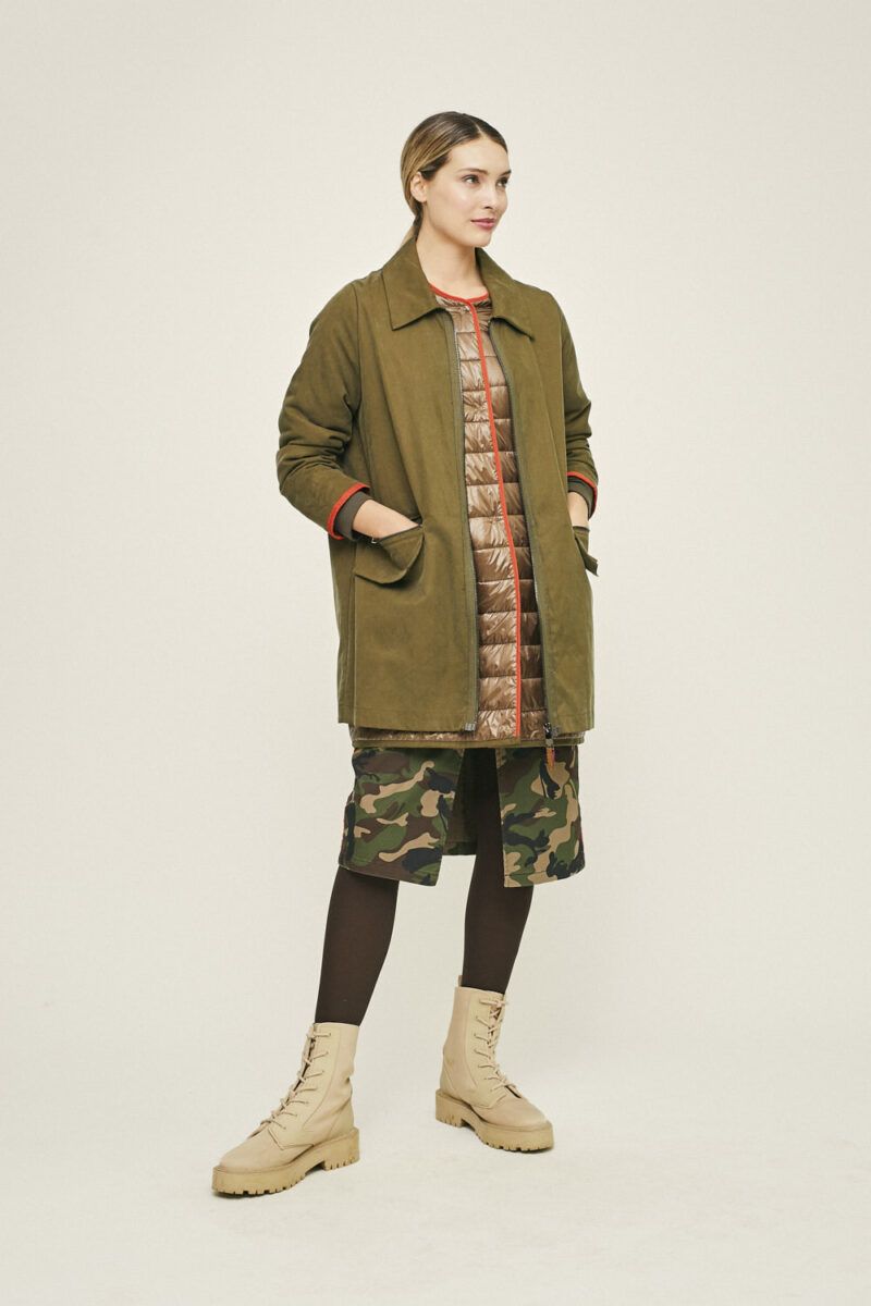 Parka Verde reversible