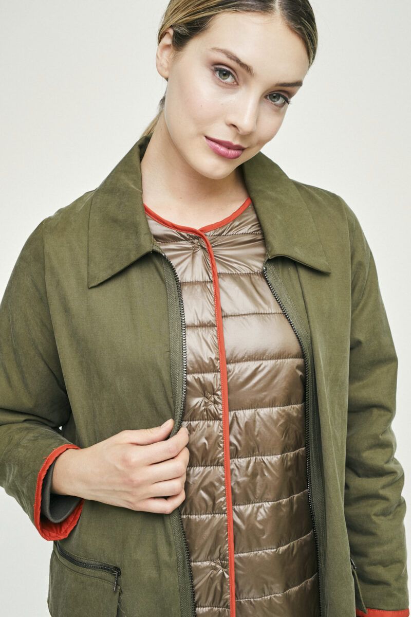 Parka Verde reversible - Imagen 5