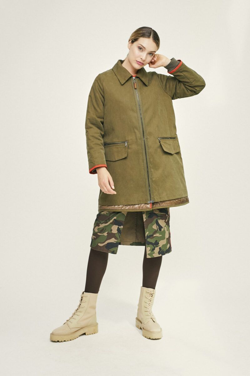 Parka Verde reversible - Imagen 2