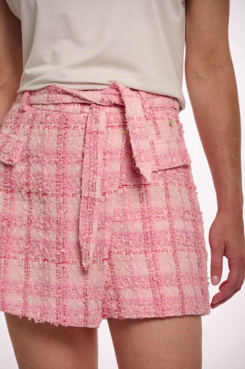 Pantalón - falda corta rosa de Rino&Pelle - Imagen 3