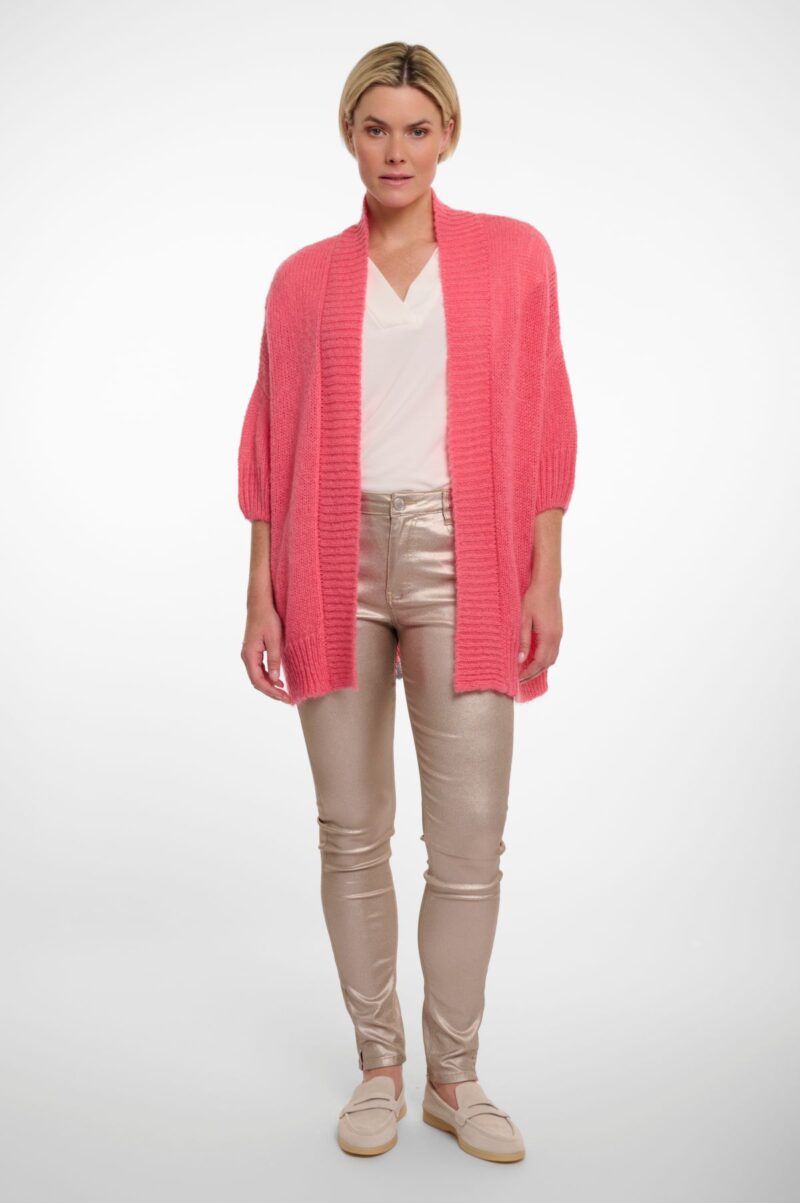 Chaqueta punto rosa - Imagen 2