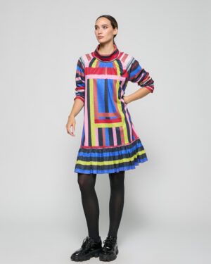 Vestido rayas Poupée Chic