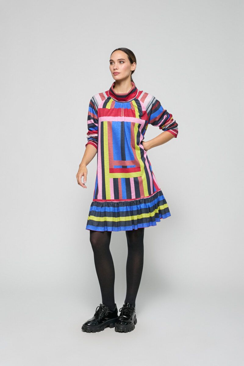 Vestido rayas Poupée Chic
