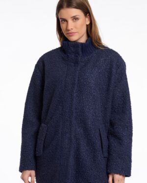 Abrigo azul marino Antara