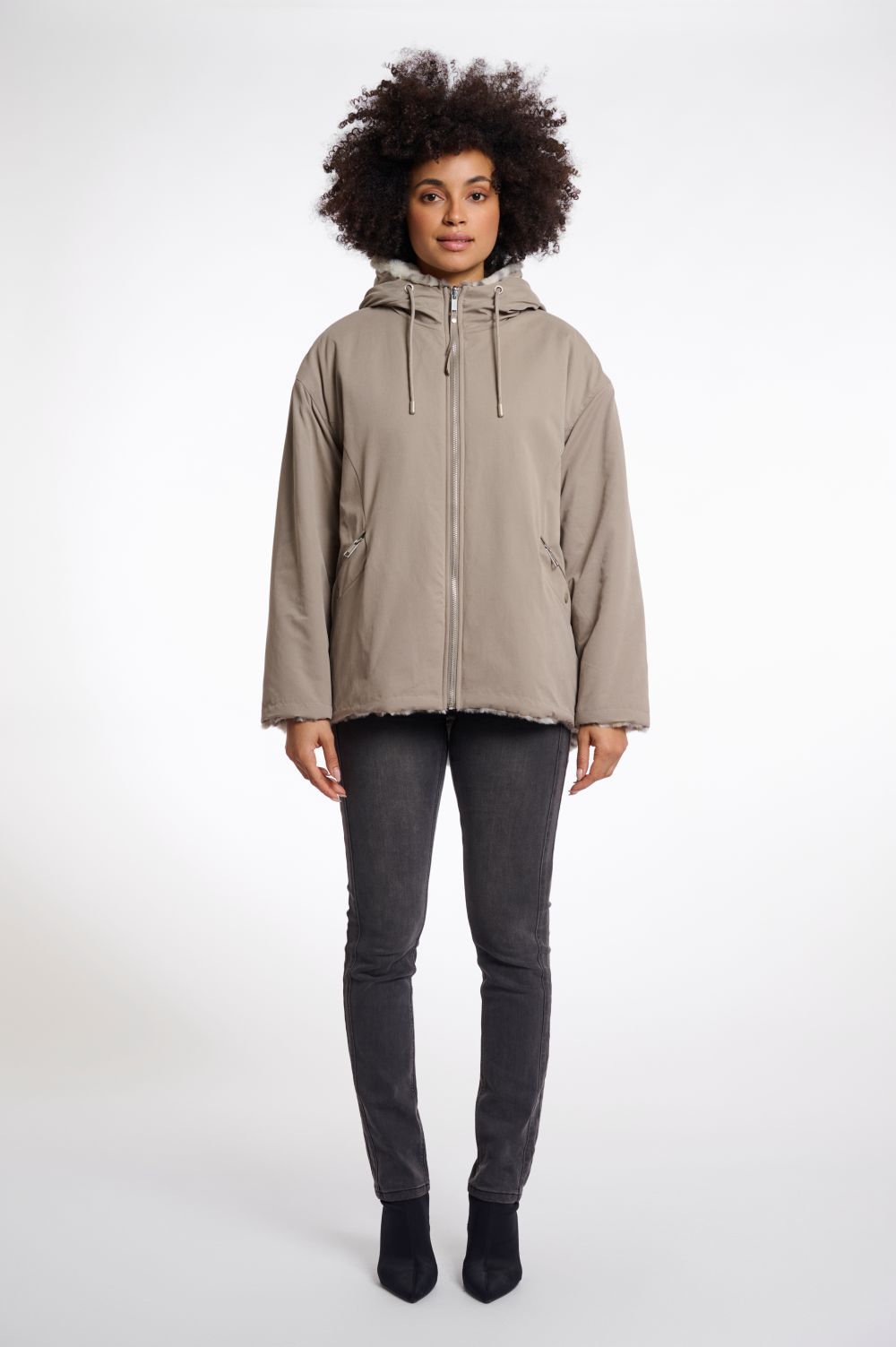 Abrigo pelo Ines REVERSIBLE - Imagen 3