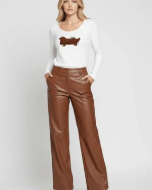 Camiseta perrito marrón - XL