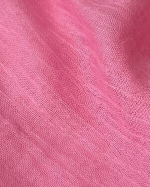 Fular rosa de algodón