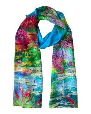 Fular de seda pintor colores