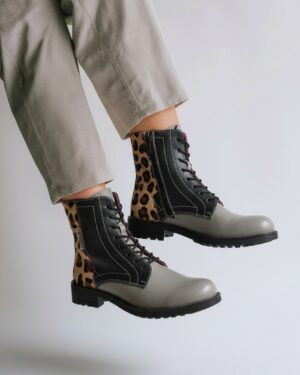 Botas de piel reciclada