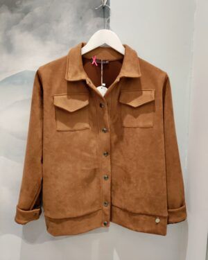 Chaqueta antelina marrón Lolitas