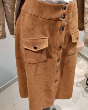 Falda midi marrón Lolitas