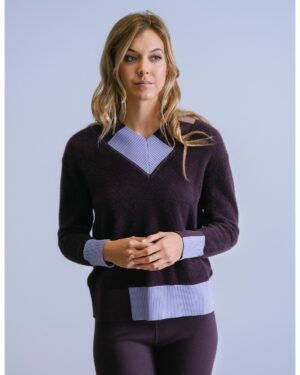 Jersey peluche WNT morado