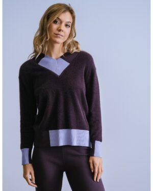 Jersey peluche WNT morado