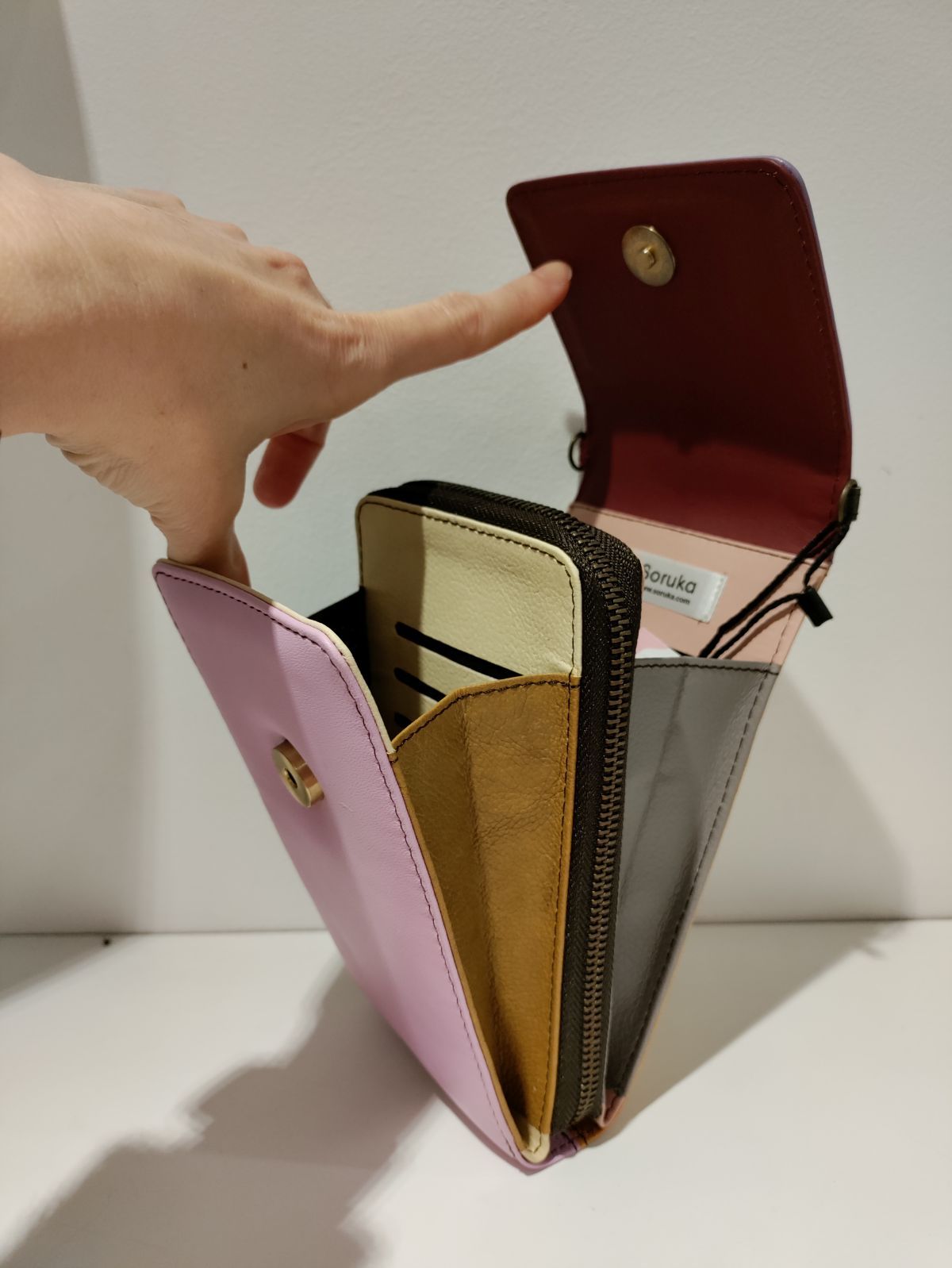 Bolso de piel EVA Soruka portamóvil - Imagen 2