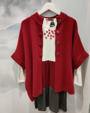 Capa granate de punto