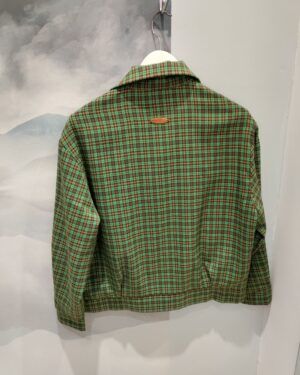 Chaqueta cuadros verdes Poupée Chic