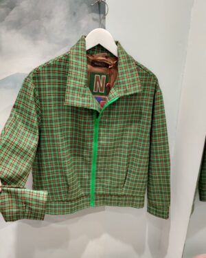 Chaqueta cuadros verdes Poupée Chic