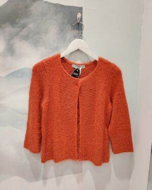 Chaqueta de pelo naranja caldera