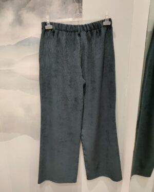 Pantalón ancho pana azul