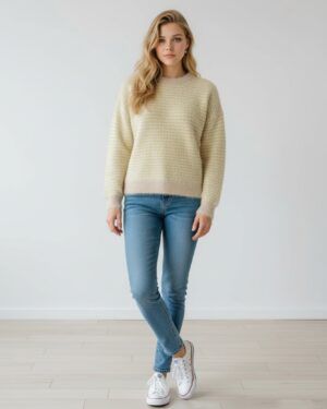 Jersey peluche amarillo lima