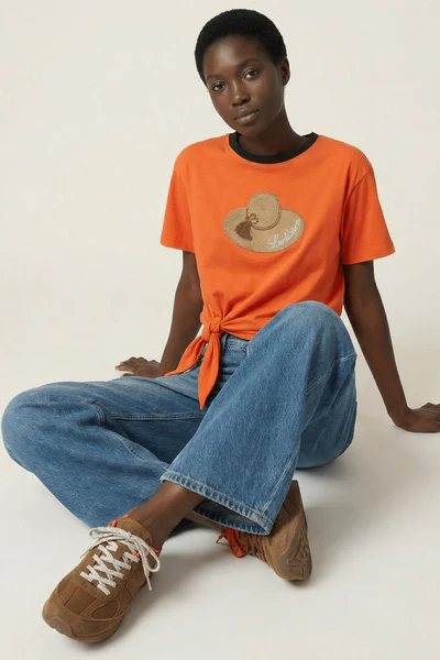 Camiseta naranja sombrero Lolitas - Imagen 4