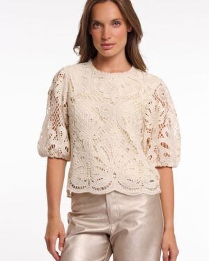 Blusa Chantalle beige Rino&Pelle