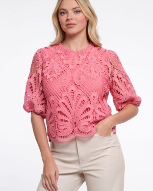 Blusa Chantalle rosa Rino&Pelle
