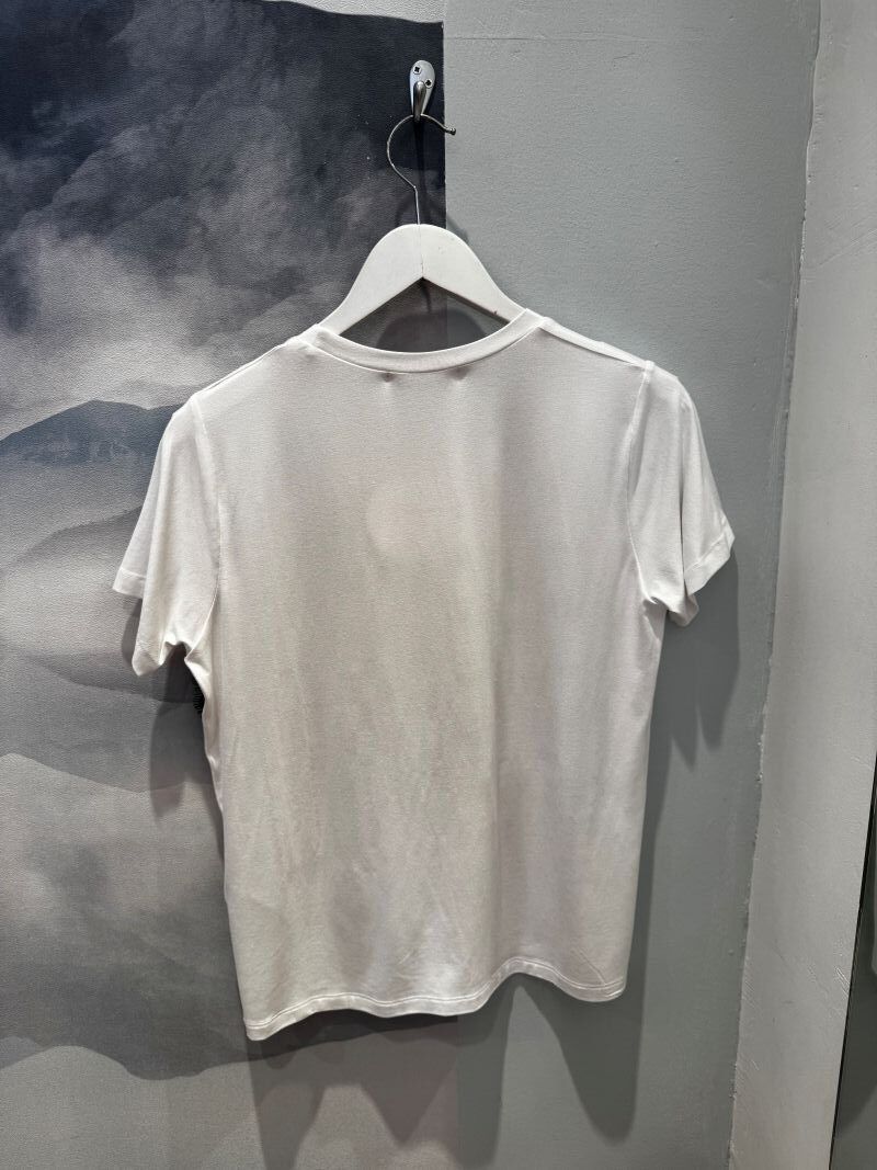 Camiseta blanca con corazón bordado Lolitas - Imagen 3