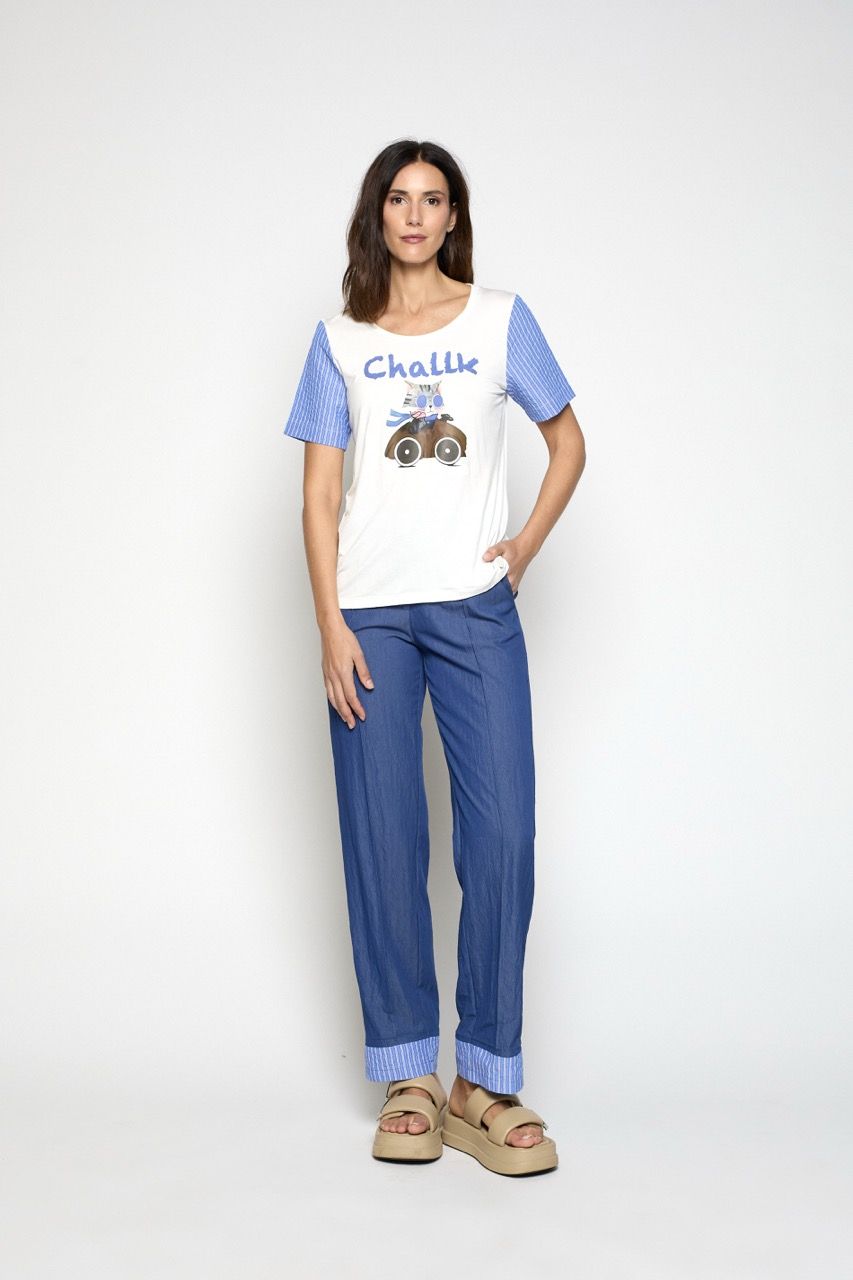 Camiseta Vesta azul Poupée Chic - Imagen 2