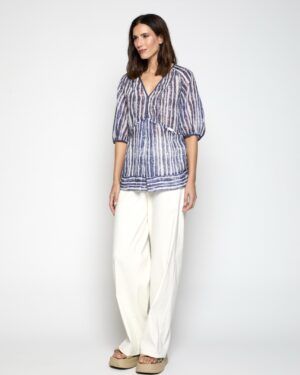 BlusĂ³n Aura azul PoupĂ©e Chic