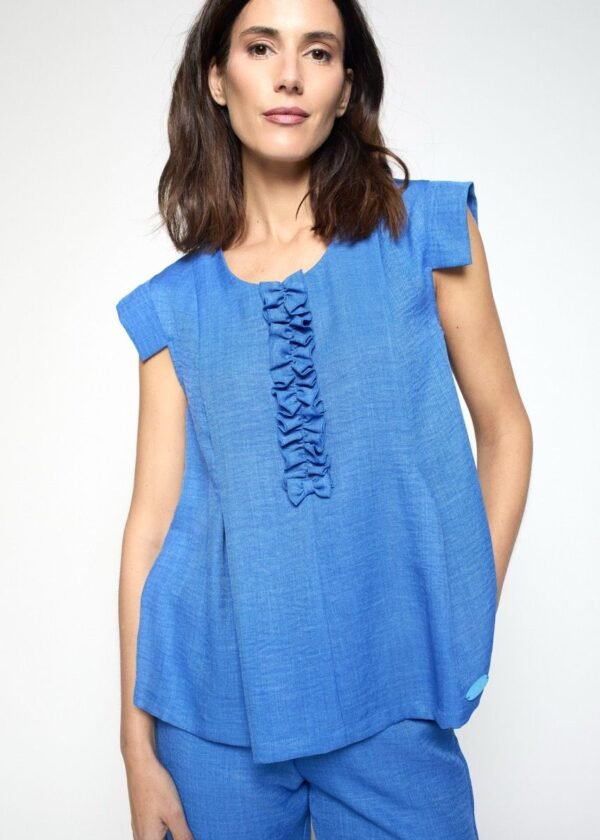 Blusón Dion azul Poupée Chic