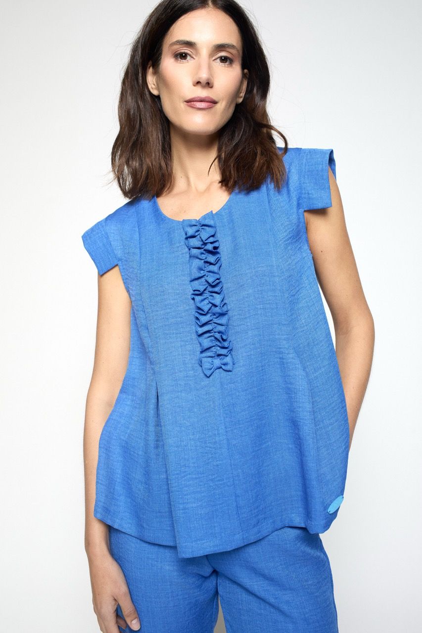 Blusón Dion azul Poupée Chic