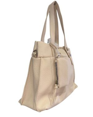 Bolso grande blanco roto