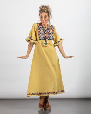 Vestido Electra amarillo Dando un Paseo