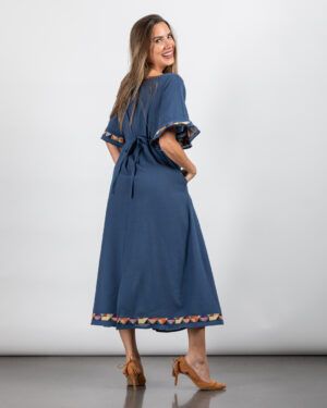 Vestido Electra azul Dando un Paseo