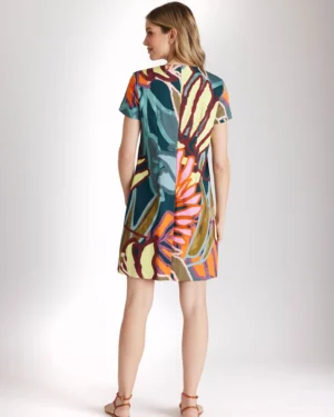 Vestido floral multicolor