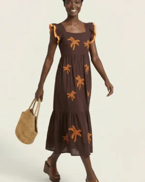 Vestido largo palmeras Lolitas