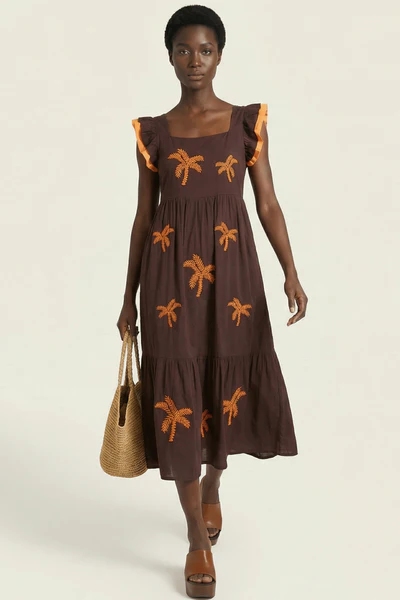 Vestido largo palmeras Lolitas - Imagen 4