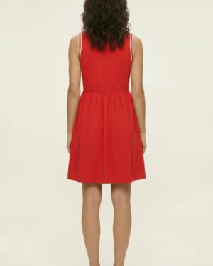 Vestido rojo escote pico Lolitas