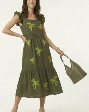 Vestido largo palmeras Lolitas