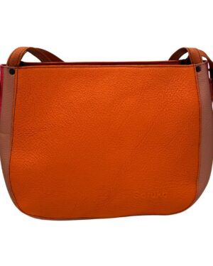 Bolso piel Nora Soruka naranja