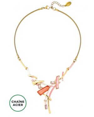 Collar Claudie rosas