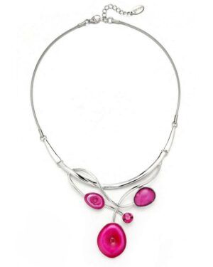 Collar Coralie rosa