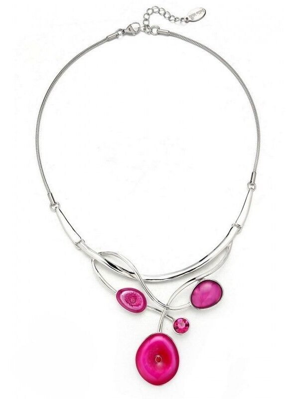 Collar Coralie rosa