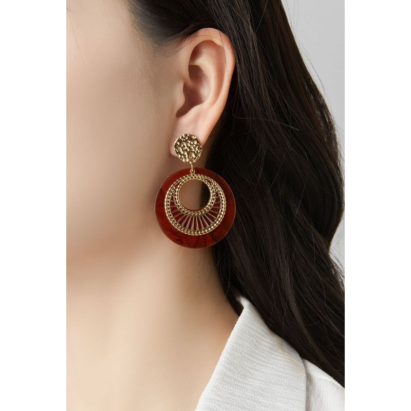 Pendientes Umeka rosa - Imagen 2