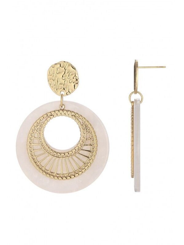Pendientes Umeka blanco