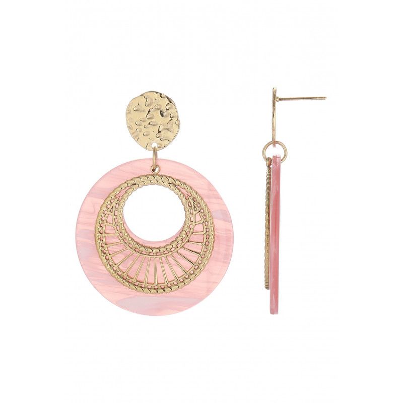 Pendientes Umeka rosa