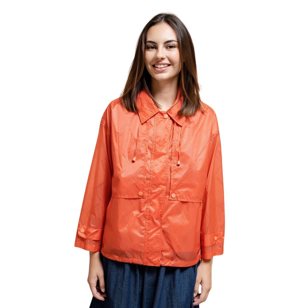 Chubasquero fino naranja WNT - Imagen 3